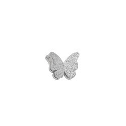  InoPlus Borghetti Earrings Farfalla Glitter Acciaio 1 pair