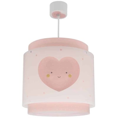 Kids Single Ceiling Light E27x1 Baby Dreams Pink