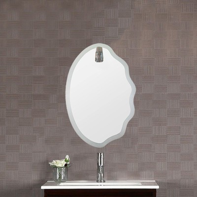 Καθρέπτης μπάνιου τοίχου 44x65 με φωτιστικό