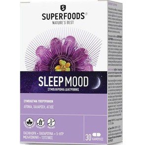 Superfoods Sleep Mood Συμπλήρωμα Διατροφής Για Την