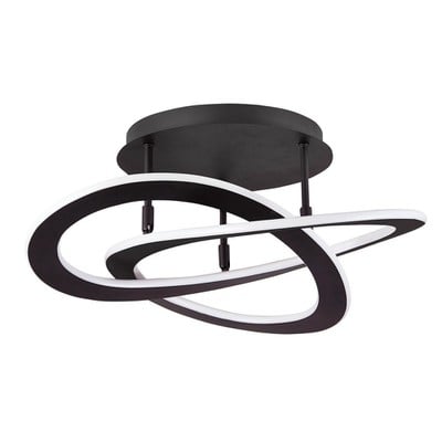 Ceiling Light Φ52cm Black Led 30W 3000K Charlie