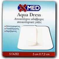 Medisei X-Med Aqua Dress 5cmx7.2cm 5τμχ - Αυτοκόλλ
