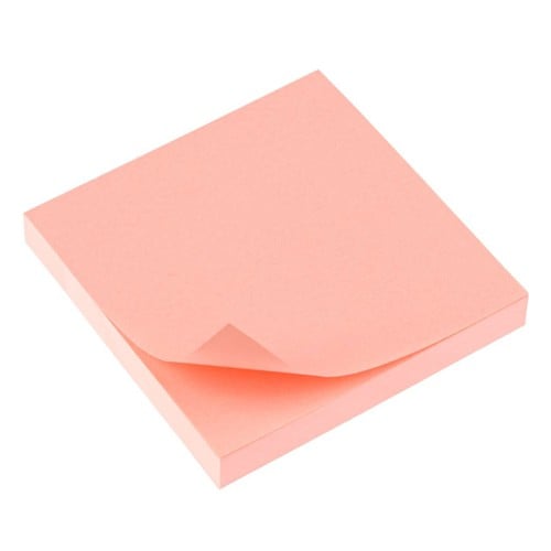 Sticky Notes Ngjyre Korali 7.6x7.6 Cm 100 Copë