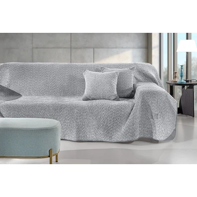 Ριχτάρι Lama Silver 170x350 guy Laroche  100% Jaqu