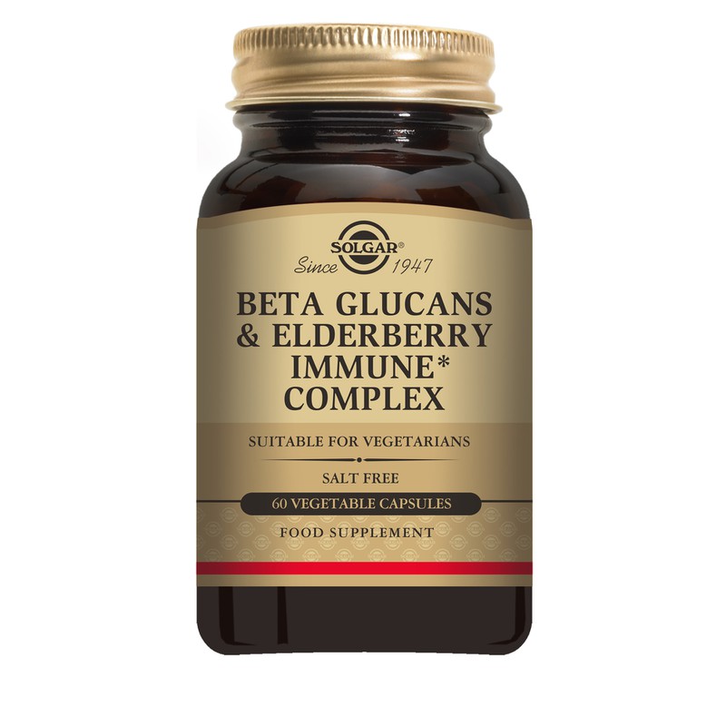 Beta Glucans & Elderberry Immune Complex veg. caps