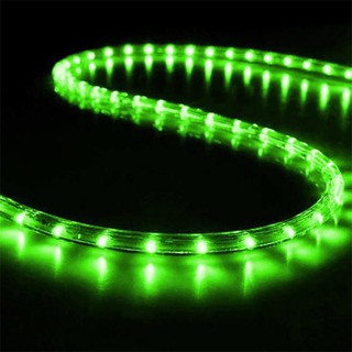 Rope Light LED 2-Way Green 50m with UV Protection 