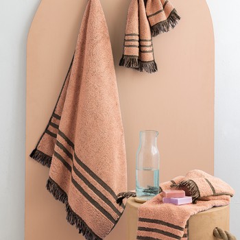 Σετ Πετσέτες 3 Τεμαχίων (30x50, 50x90, 70x140) Bay Blush Towel Collection Palamaiki