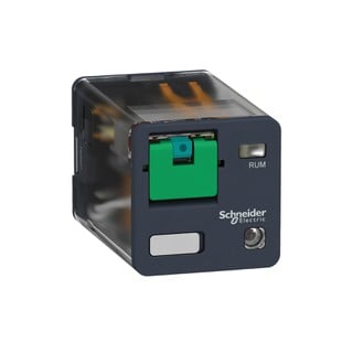 Plug-in Relay 3 Contacts CYLIND + LED 24VDC RUMC32