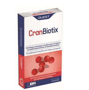 Quest Cran Biotix Προβιοτικά και Cranberry για Πεπ