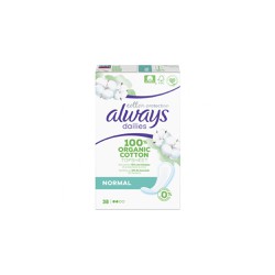 Always Dailies Cotton Protection Normal 38 picies