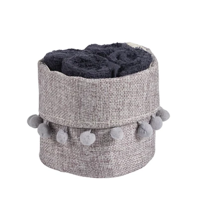 Das Home σετ Πετσετες 4τεμαχιων Soft 4011 Black 30