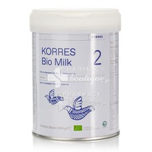 Korres Bio Milk 2 (6-12 Μηνών) - Βιολογικό Αγελαδινό Γάλα Για Βρέφη, 400gr