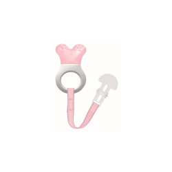 Mam Mini Cooler & Clip Teething Ring 2+ Months Pink 1 piece