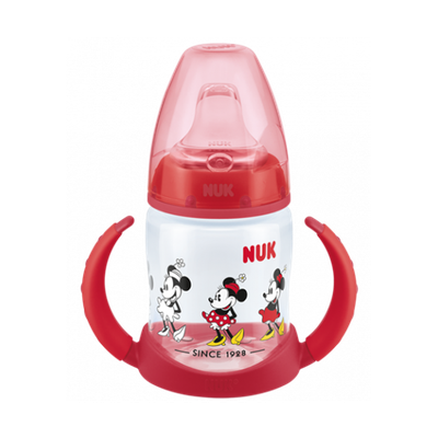 NUK Learner Bottle First Choice Εκπαιδευτικό Μπιμπερό Με Ρύγχος Disney Mickey-Minnie 6-18m 150ml Σε Διάφορα Χρώματα