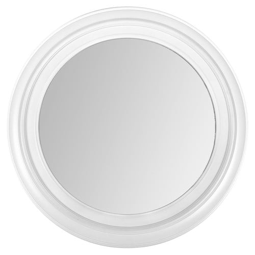Pasqyrë Muri E Rrumbullakët E Bardhë 54x3.8 Cm