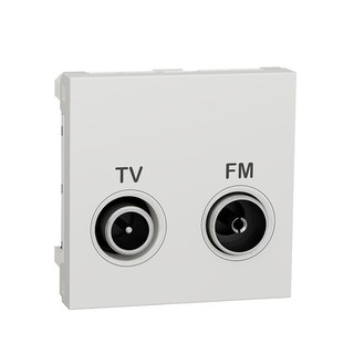 New Unica TV/RD Intermidiate Socket White NU345318