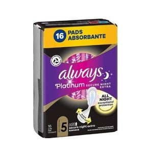 Always Platinum Secure Night (Μέγεθος 5), 16 Σερβι