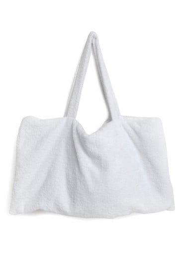 Τσάντα πετσετέ λευκή