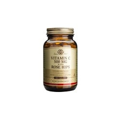 Solgar Vitamin C 500mg With Rose Hips Συμπλήρωμα Διατροφής Βιταμίνη C Για Ενίσχυση Του Ανοσοποιητικού 100 ταμπλέτες