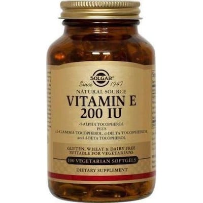 Solgar Vitamin E 200iu 50softgels