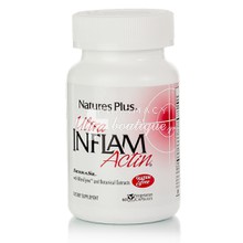 Natures Plus Ultra Inflam Actin - Αντιφλεγμονώδες, 60 veg. caps