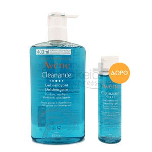 AVENE Cleanance gel 400ml & ΔΩΡΟ Cleanance gel 100