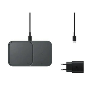 Samsung Wireless Charger Pad Duo Black & Travel Ch