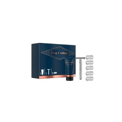Gillette Promo King C Styling Shave Gel Transparent 150ml + Shaver 1 piece + Spare Double Acne Razors 5 pieces