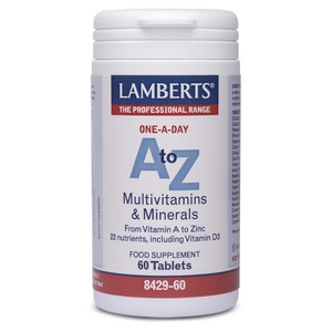 LAMBERTS AtoZ multivatimns & minerals 60ταμπλέτες