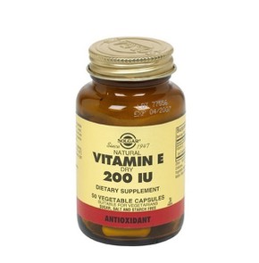 Solgar Vitamin E 200IU Dry Αντιοξειδωτικό για το Κ