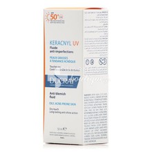 Ducray Kerancyl UV Anti-Blemish Fluid SPF50 - Αντιηλιακή Προσώπου για Δέρμα με Τάση Ακμής, 50ml