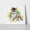 Watercolor portrait little puppy husky 610925063 a