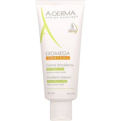 ADERMA Exomega Control Emollient Cream Μαλακτική Κρέμα, Για Δέρμα Με Τάση Ατοπίας Ή Είναι Πολύ Ξηρό 200ml