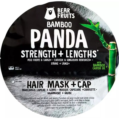 BEARFRUITS Μάσκα Μαλλιών Για Δύναμη & Μήκος 20ml & Σκουφάκι Panda 