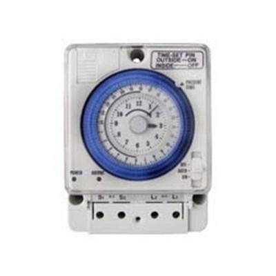 Analog Time Switch Daily Wall Mount And Rail With 