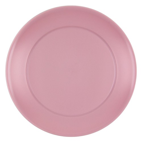 Tanjir plasticni roze 23cm