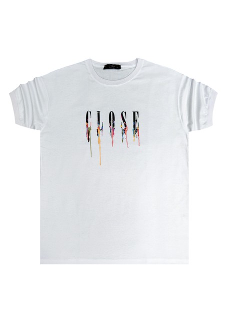 Clvse society white paint spots logo t-shirt 