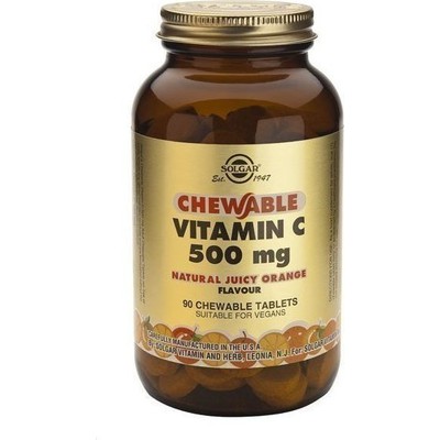 Solgar Vitamin C 500mg Chewable 90 Μασώμενες Ταμπλ