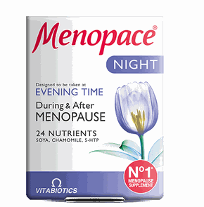 Vitabiotics Menopace Night Συμπλήρωμα Διατροφής γι