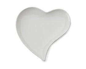 Maxwell & Williams Πιάτο ''Καρδιά'' Πορσελάνη 21cm. White Basics