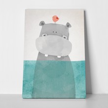 Hippo in water 307051418 a