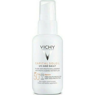VICHY Capital Soleil UV-Age Daily Tinted Λεπτόρρευστο Αντηλιακό Πολύ Υψηλής Προστασίας Με Χρώμα Κατά Της Φωτογήρανσης Spf50+ 40ml