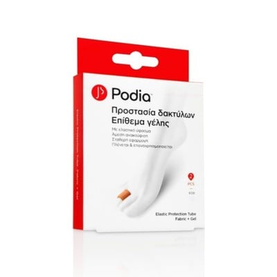 Podia - Elastic Protection Tube Fabric + Gel size small - 2τεμ.