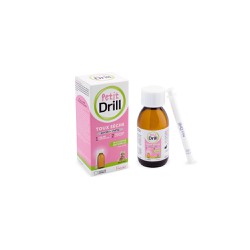 Pierre Fabre Sante Petit Drill Children's Dry Cough Syrup With Strawberry Flavor For Babies From 6 Months & Children Up To 6 Years 125ml