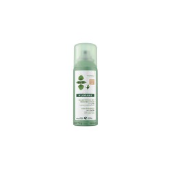 Klorane Dry Shampoo With Nettle Oil Control Ξηρό Σαμπουάν Με Τσουκνίδα Για Καστανά Σκούρα Λιπαρά Μαλλιά 50ml