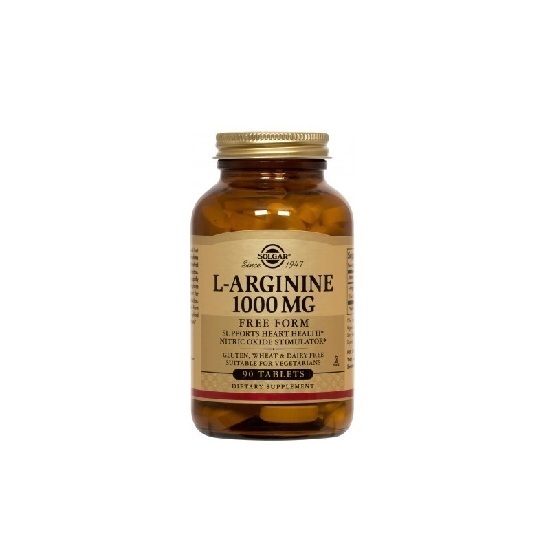 Solgar L Arginine 1000mg 90 Tablets