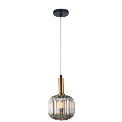 Pendant Light With Terrain Tinted Glass Ε27 40W So