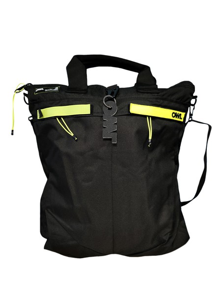  OWL CLOTHES BACKPACK BLACK WITH NEON DETAILS