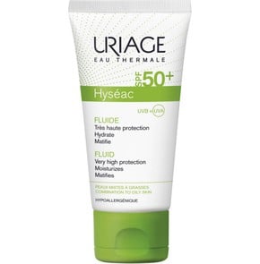 Uriage Hyseac SPF 50+ Fluid Κρέμα Προσώπου γα Λιπα