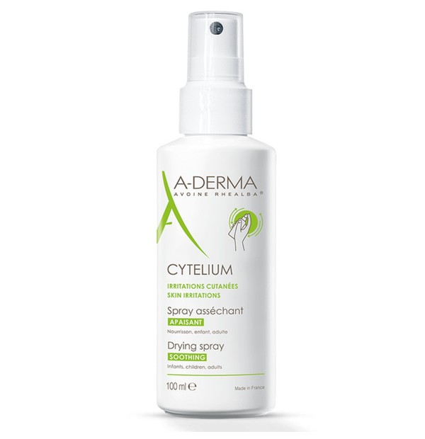 A-Derma Cytelium Spray καταπραϋντική ξηραντική φροντίδα ερεθισμένου δέρματος με τάση εμβροχής 100ml.